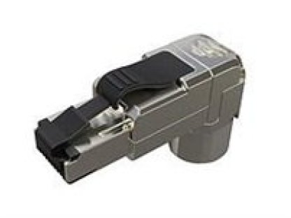 Solarix Konektor MPTL 90° RJ45 CAT5E STP samorezný (SXRJ45-5E-STP-BK-SA-U)