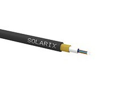 SOLARIX MINI 8vl 9/125 SXKO-MINI-8-OS-HDPE Fca cerný, cena za metr (SXKO-MINI-8-OS-HDPE)