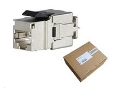 SOLARIX multipack 24 ks 10G rychlozařezávací keystone CAT6A STP černý SXKJ-10G-STP-BK-NA (25286913)