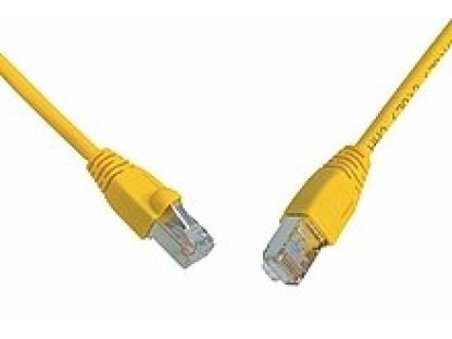 SOLARIX patch kabel S/FTP, RJ45-RJ45, CAT5e, 20m, žlutý (C5E-315YE-20MB)