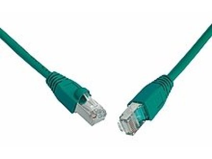 SOLARIX patch kabel S/FTP, RJ45-RJ45, CAT5e, 7m, zelený (C5E-315GR-7MB)