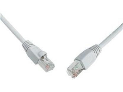 SOLARIX patch kabel S/FTP, RJ45-RJ45, CAT6, 2m, šedý (C6-315GY-2MB)
