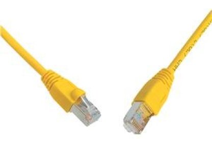 SOLARIX patch kabel S/FTP, RJ45-RJ45, CAT6, 3m, žlutý (C6-315YE-3MB)