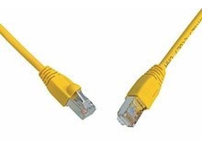 SOLARIX patch kabel SFTP, RJ45-RJ45, CAT5e, 1m, žlutý (C5E-315YE-1MB)