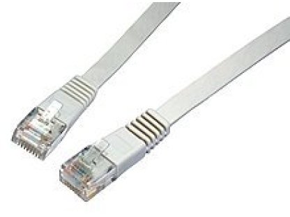 SOLARIX patch kabel UTP, RJ45-RJ45, CAT5e, 2m, šedý, plochý (C5E-111GY-2MB)
