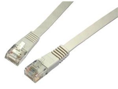 SOLARIX patch kabel UTP, RJ45-RJ45, CAT5e, 3m, šedý, plochý (C5E-111GY-3MB)