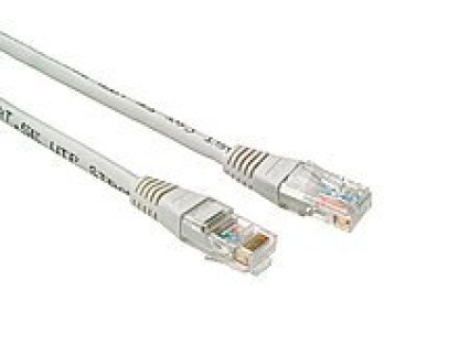 SOLARIX patch kabel UTP, RJ45-RJ45, CAT6, 10m, šedý (C6-155GY-10MB)