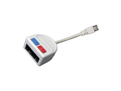 SOLARIX rozdvojka pocítac/pocítac 2 x RJ45 UTP (T-MOD 3-U5)