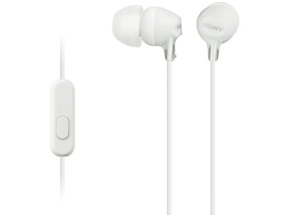 SONY MDR-EX15AP bílá (MDREX15APW.CE7)