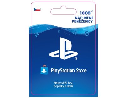 SONY PlayStation Store el. peneženka - 1000 Kc ESD CZ (SCEE-CZ-00100000)
