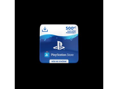 SONY PlayStation Store el. peneženka - 500 Kc  ESD CZ (SCEE-CZ-00050000)