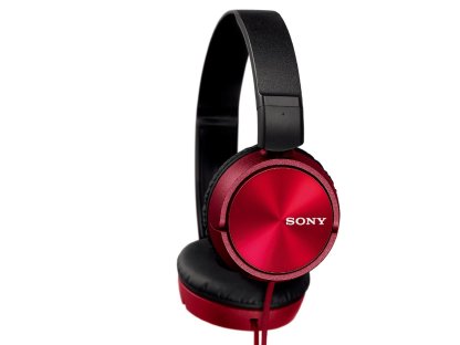 SONY sluchátka MDR-ZX310 červené (MDRZX310R.AE)