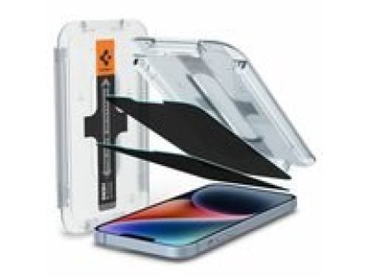 SPIGEN Glass tR EZ Fit Privacy ochranné sklo pro Apple iPhone 16e/14/13/13 Pro čirá 2ks (AGL03388)