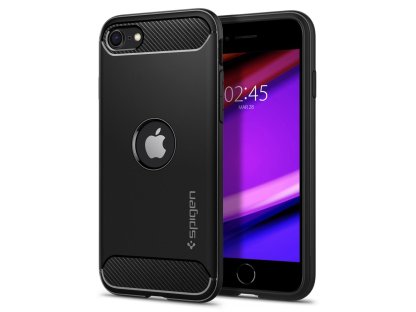 SPIGEN Rugged Armor kryt pro Apple iPhone SE 2020 černý (ACS00944)