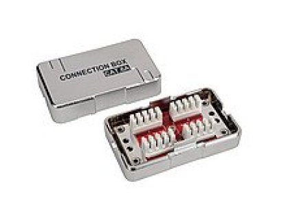 Spojovací box CAT6A STP 8p8c LSA+/Krone
