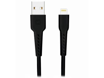 SWISSTEN datový kabel USB - LIGHTNING 1m černá (71505540)