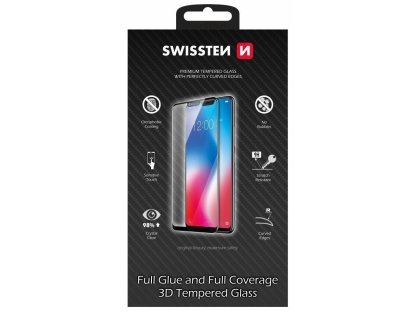 Swissten sklo Ultra Durable 3D FullGlue Glass pro Apple iPhone 14 Plus (64701909)