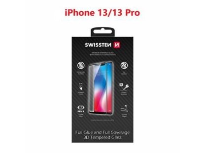 SWISSTEN ultra durable 3D APPLE IPHONE 13/13 Pro ČERNÉ (64701890)