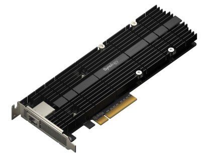 SYNOLOGY kombinovaný adaptér M.2 SSD a 10GbE E10M20-T1