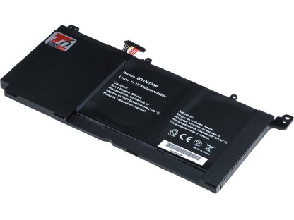 T6 Power Baterie Asus VivoBook S551L, R551L, K551L, V551L serie, 4400mAh, 49Wh, Li-pol, 3cell (NBAS0143)