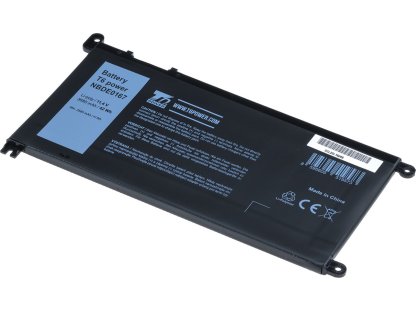 T6 Power Baterie Dell Insprion 15 5568, 5578, Vostro 14 5468, 15 5568, 3680mAh, 42Wh, 3cell, Li-ion (NBDE0167)