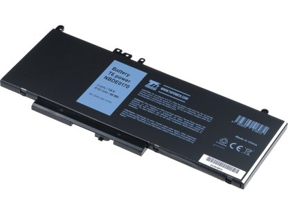 T6 Power Baterie Dell Latitude E5270, E5470, E5570, Precision 15 3510, 8100mAh, 62Wh, 4cell, Li-pol (NBDE0170)