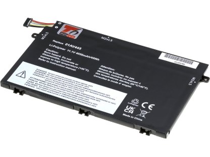 T6 Power Baterie Lenovo ThinkPad E480, E490, E580, E590, E14, E15, 4050mAh, 45Wh, 3cell, Li-pol (NBIB0159)
