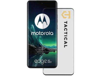 Tactical Glass Shield 5D sklo pro Motorola Edge 40 Neo Black (8596311234507)