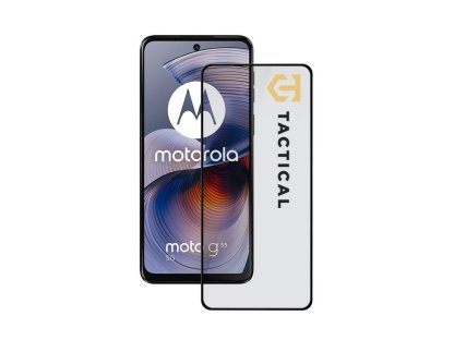 Tactical Glass Shield 5D sklo pro Motorola G55 Black (8596311263613)