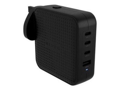 Targus HyperJuice síťtový adaptér - 100 Wh - Power Delivery 3.0 + PPS, Quick Charge 3.0 - 4 výstupní konektory (3 x USB-C, USB)  (HJ1002BKWWGL)