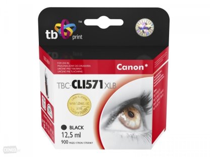 TB kompatibilní cartridge Canon CLI-571XL,Black, (TBC-CLI571XLB)