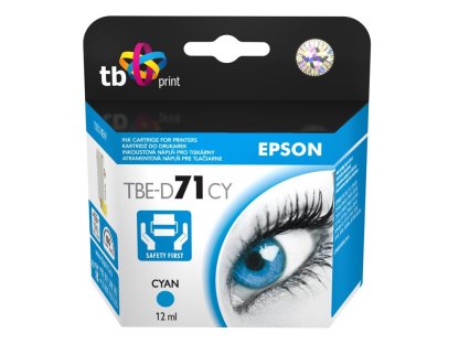 TB kompatibilní cartridge Epson T0712 cyan (ERTBCZET712)