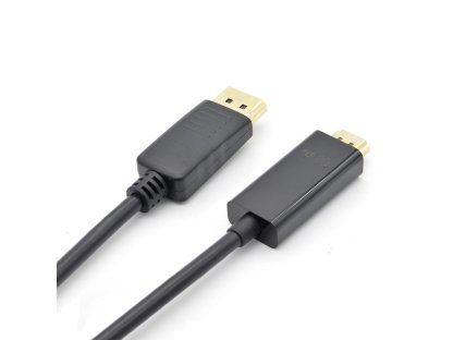 TB TOUCH kabel DisplayPort-HDMI, M/M, propojovací, 1,8m, černý (AKTBXVDMHMDP18B)