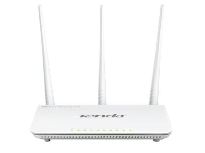 TENDA F3 - Wireless-N Router 802.11b/g/n, 300Mbps, 1x WAN, 3x LAN, 3x Ext. Ant. (75010304)