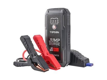 TOPDON Car Jump Starter JumpSurge 1200, 10000 mAh (TOPJS12)