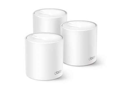 TP-LINK Deco X10(3-pack) - AX1500 Meshový Wi-Fi 6 systém pro chytré domácnosti - Rodicovská kontrola - (3-pack) (Deco X10(3-pack))