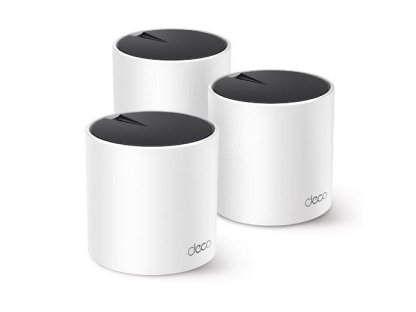 TP-LINK Deco X55(3-pack) - AX3000 Wi-Fi 6 Mesh systém pro pokrytí celé domácnosti - HomeShield - (3-pack) (Deco X55(3-pack))