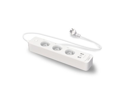 TP-Link Tapo P300, 3x 230V, 3x USB (2xA, 1xC), WiFi, Homekit, PD/QC fast charge