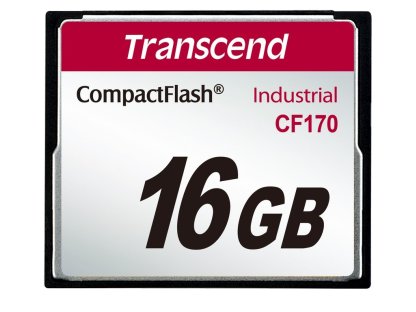 Transcend 16GB INDUSTRIAL CF CARD CF170 pametová karta (MLC)