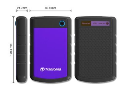 TRANSCEND 1TB StoreJet (TS1TSJ25H3P)