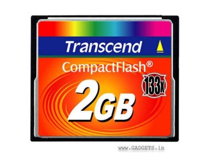 TRANSCEND 2GB CompactFlash karta High Speed 133x (TS2GCF133)