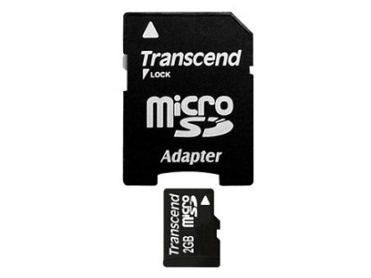TRANSCEND 2GB microSD (TS2GUSD)