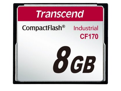 TRANSCEND 8GB INDUSTRIAL CF CARD CF170 pametová karta (MLC)