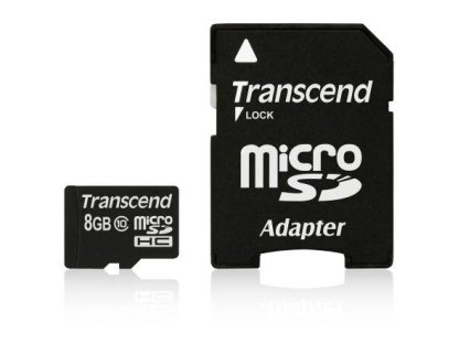 TRANSCEND 8GB microSDHC Class 10 (TS8GUSDHC10)