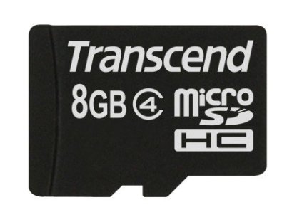 TRANSCEND 8GB microSDHC (Class 4)