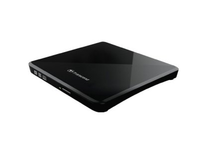 TRANSCEND externí SLIM USB DVD cerná (TS8XDVDS-K)