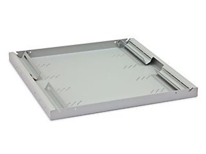 TRITON Police s perforací 19", 1U/150mm, nosnost 15kg, šedá(RAC-UP-150-A4)