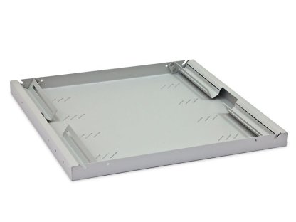 TRITON Police s perforací 19", 1U/250mm, nosnost 15kg, šedá (RAC-UP-250-A4)