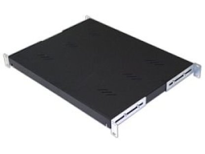 TRITÓN polička s perforací 1U/350mm (RAB-UP-350-A1) black