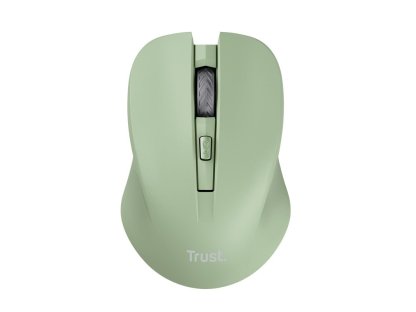 Trust Mydo - Kancelářská/Optická/1 800 DPI/Bezdrátová USB/Zelená (25042)